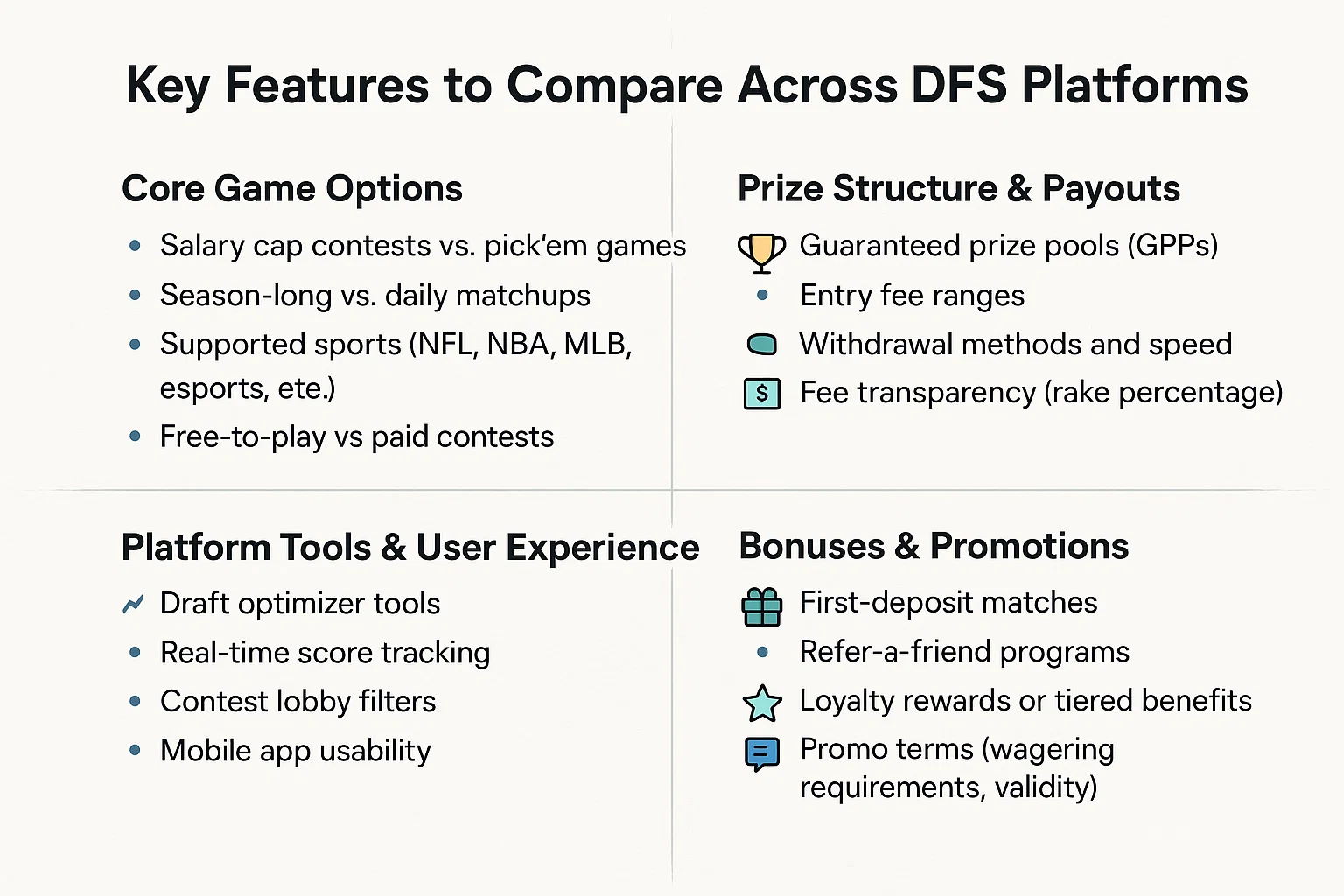 Key Features to Compare Across DFS Platforms